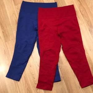 Lululemon high waisted crop leggings bundle